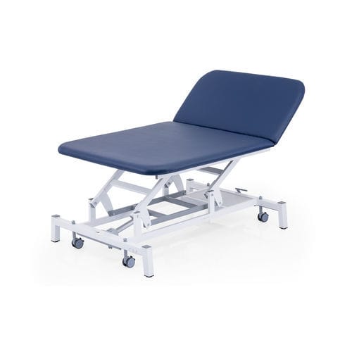 Electric Bobath table - CANBERRA 2 - Circeo Italia srl - on casters / with tilting backrest / 2-section