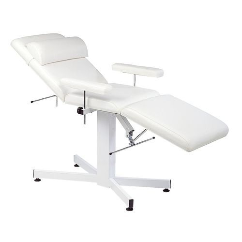 Beauty care examination chair - 68/0 - VOG MEDICAL - hydraulic / with adjustable backrest / with legrest