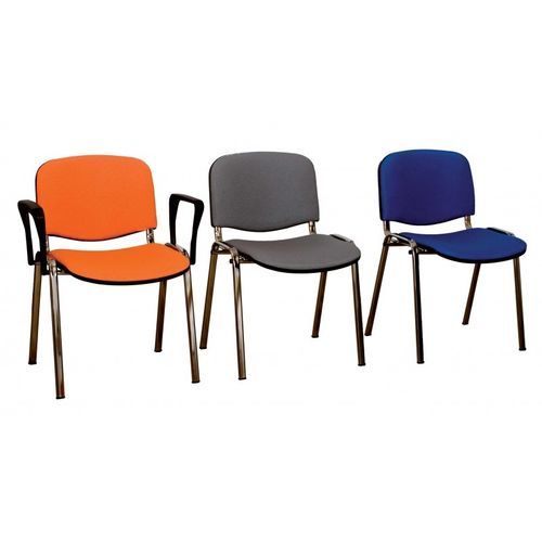 Visitor chair - Iso - VOG MEDICAL - with armrests / stackable
