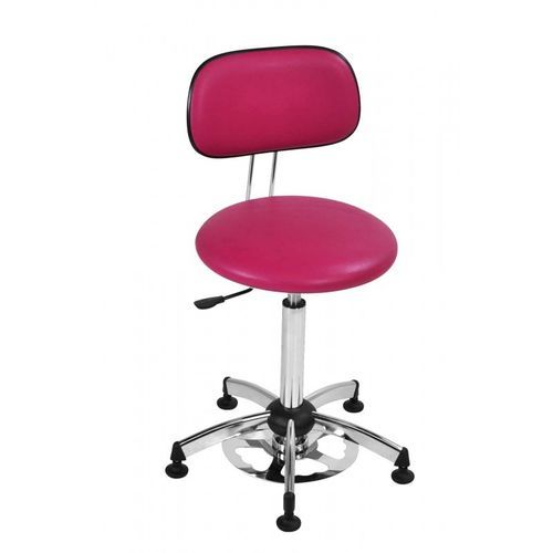 Height-adjustable stool - Foot-operated stool - VOG MEDICAL - pneumatic / on casters / with adjustable backrest