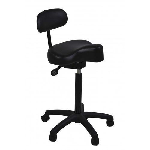 Tilting stool - Sit-stand - Tilting seat - VOG MEDICAL - pneumatic / height-adjustable / with adjustable backrest
