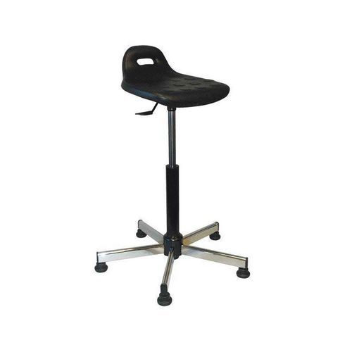 Healthcare facility stool - Sit-stand - Fixed PU seat - VOG MEDICAL - medical / height-adjustable / pneumatic