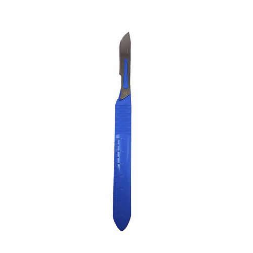 Plastic handle scalpel - 29559 - Exelint International Co. - fixed blade / single-use