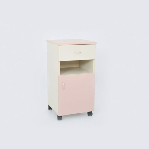Bedside cabinet on casters - U0028 - IHC MEDIKAL A.S. - with drawers / with wardrobe