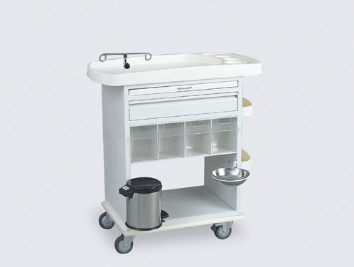 General purpose trolley - U0043 - IHC MEDIKAL A.S. - dressing / stainless steel / with drawer