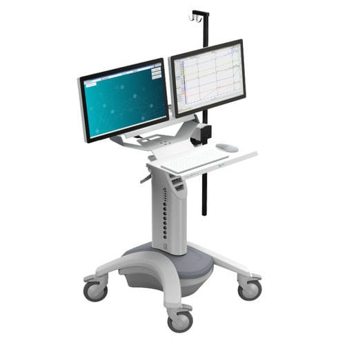 Computer-based urodynamic system - UROMIC Symphony - MEDKONSULT Medical Technology - on casters / with wireless connection