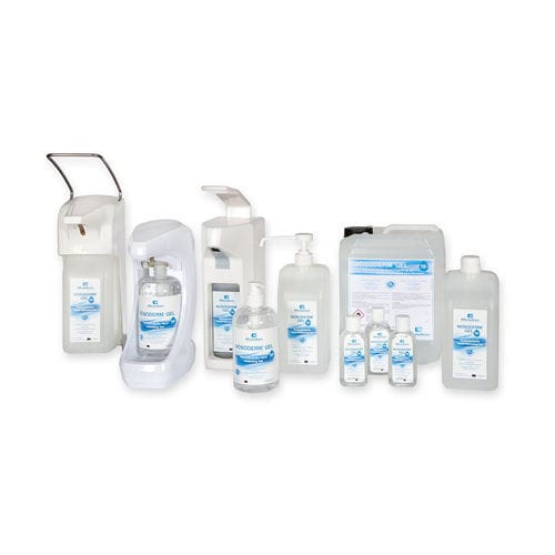 70% hand sanitizer - NOSODERM 70 - MEDALKAN - TECHNIKI EMPORIKI STAVRIDIS - 500 mL / 5000 mL / 80 mL