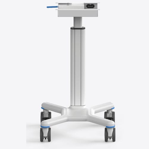 Medical trolley - X1P - multix solutions srl - for medical devices / with bin / with laptop support