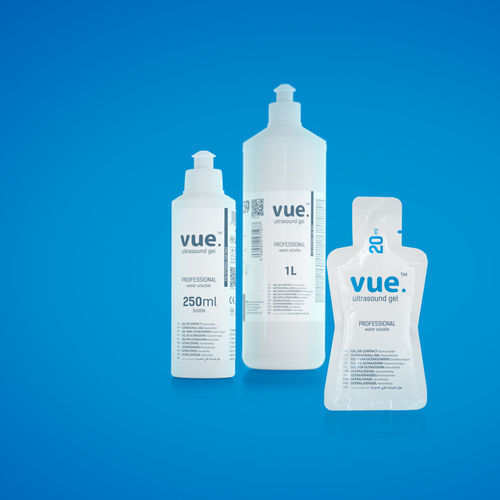 Sterile ultrasound gel - Vue  - Optimum Medical - transparent / 20 g