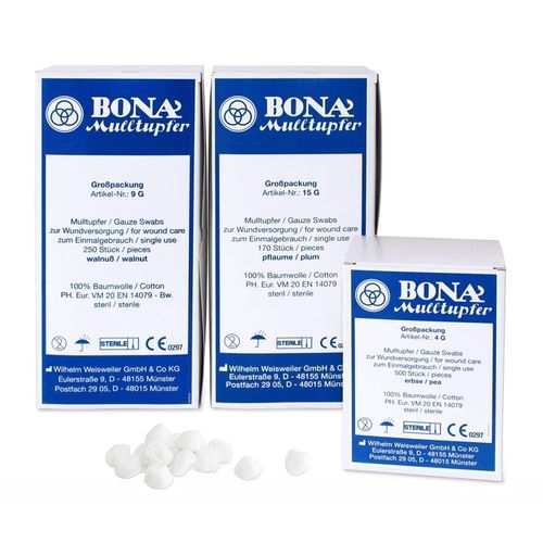 Cotton gauze compress - 00247723 - Wilhelm Weisweiler GmbH & Co. KG - absorbant