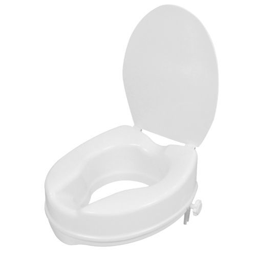 Raised toilet seat with lid - HQ010 - Zhongshan Hanqi Medicalequiment Technology