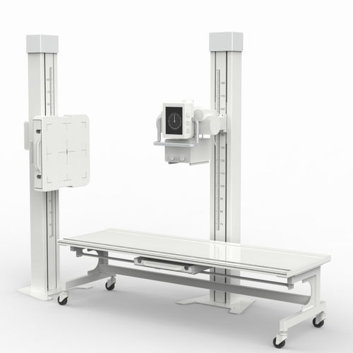 Digital X-ray system - DR-100A - Suzhou Genray Technology - for multipurpose radiography / with mobile table / with floor-standing bucky