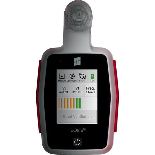 Manual ventilation ventilation feedback device - EOlife® - Archeon - portable