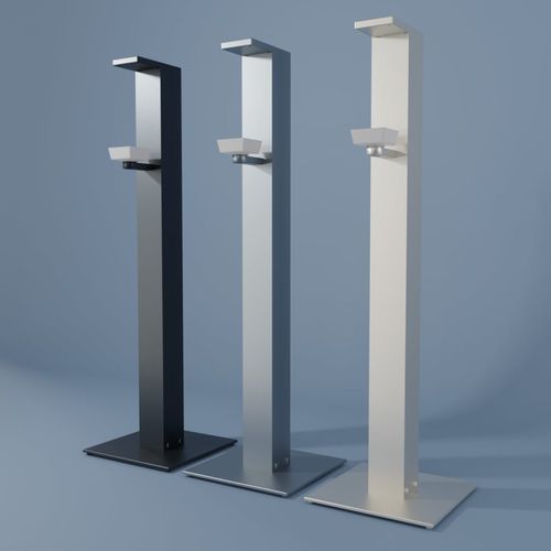 Sanitizer stand - Asepta - Mtg Gmbh - hand-operated