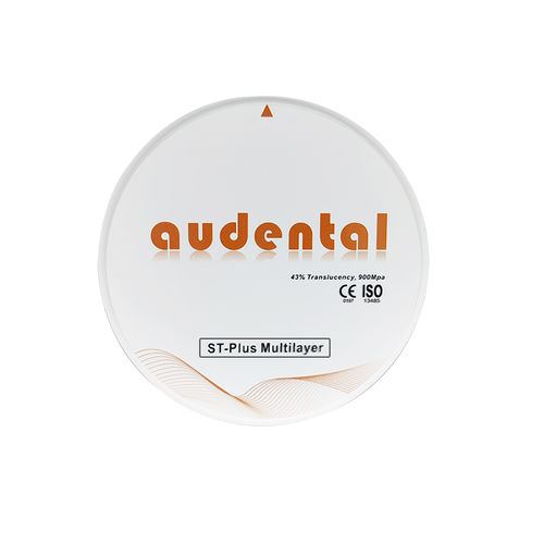 Zirconia dental material - ST Plus Multilayer - Audental Bio-Material Co., Ltd - for dental bridges / for dental crowns / for dental veneers