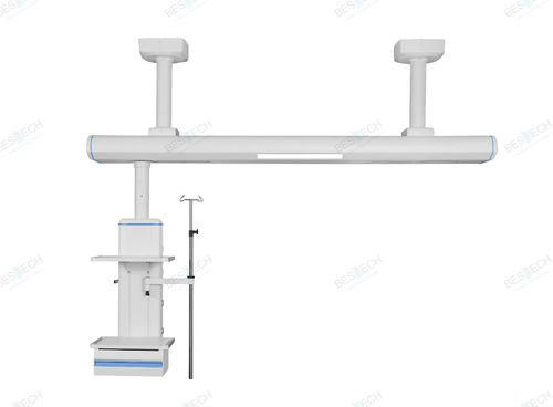 Ceiling-mounted supply beam system - BT-26-ICUB-C - Bestech Technologies Co., Ltd - intensive care / operating room / single-arm