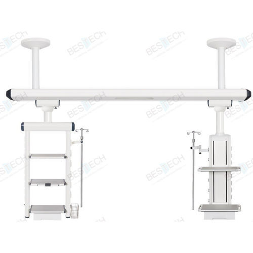 Ceiling-mounted supply beam system - BT-31-ICU-CH - Bestech Technologies Co., Ltd - intensive care / operating room / 2-arm