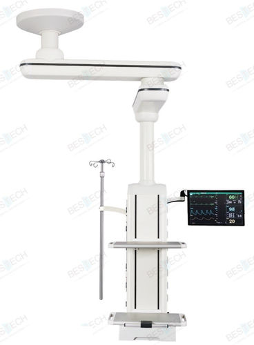 Ceiling-mounted medical pendant - BT-31-2C - Bestech Technologies Co., Ltd - intensive care / operating room / single-arm