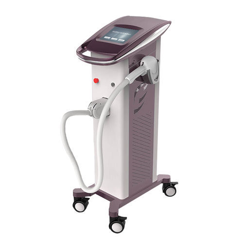 Hair removal laser - HF- 501D - Guangzhou Huafei Tongda Technology Co., Ltd - diode / trolley-mounted / millisecond