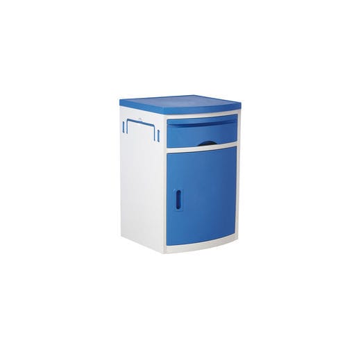 Bedside table with wardrobe - BC-01 - BEWATEC Medical Equipment Co., Ltd - with drawers