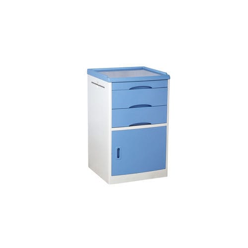 Bedside table with wardrobe - BC-03 - BEWATEC Medical Equipment Co., Ltd - with drawers