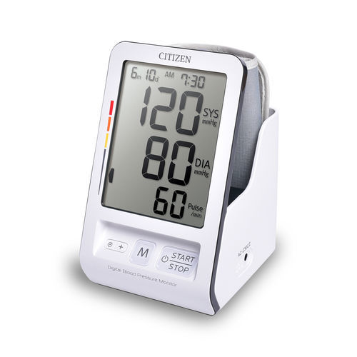 Automatic blood pressure monitor - CH-456 - Citizen Systems Europe - oscillometric / with rechargeable battery / with adult cuff