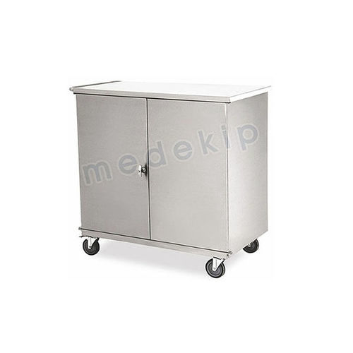 Sterilization trolley - MED 1200 - 1202 - Medekip Medical - for general purposes / transport / stainless steel