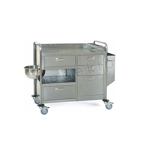 Dressing trolley - MED 1260 - 1262 - Medekip Medical - medical / for general purposes / with waste bin