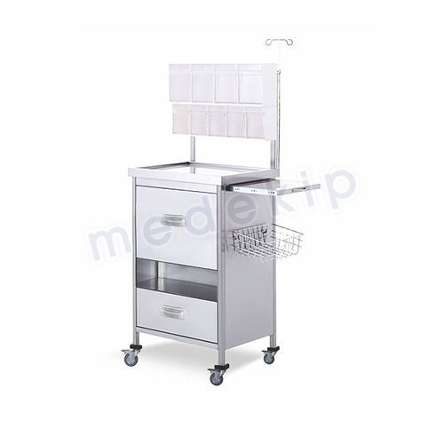 Medical trolley - MED 1850 - 1900 - Medekip Medical - for instruments / medication / stainless steel