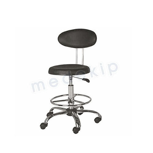 Surgical stool - MED 2100 - 2155 - Medekip Medical - height-adjustable / T seat / stainless steel