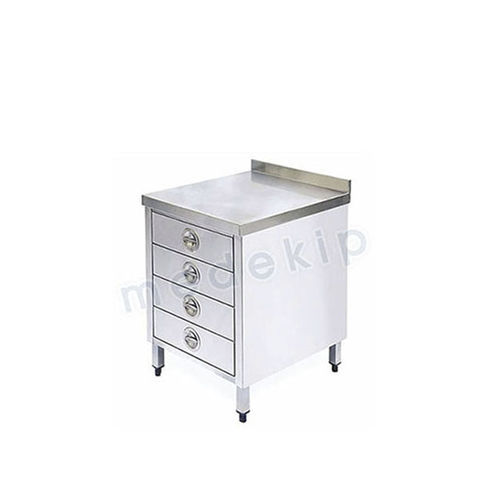 Square desk - MED 2085 - 2090 - Medekip Medical - 4-drawer / workstation