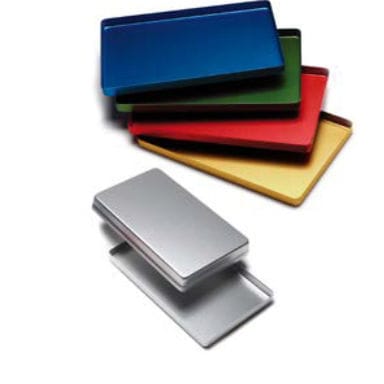 Dental tray - TD300 series - DENTAL MARKET s.r.l. - aluminum