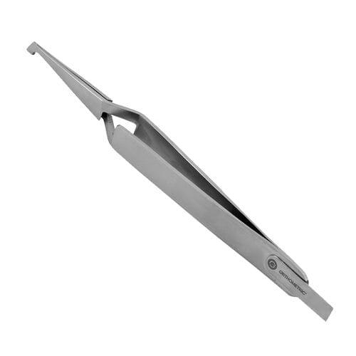 Orthodontic dental tweezers - 75.00.0321 - Orthometric Industria e Comercio de Produtos Medicos e Odontologicos Ltda. - angled