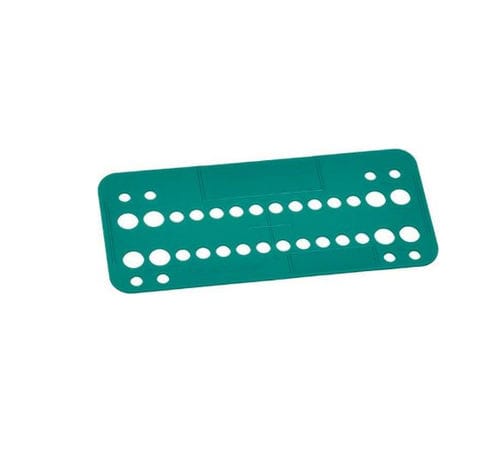 Dental instrument tray - 17-521-103 - IOS, PC - storage / disposable