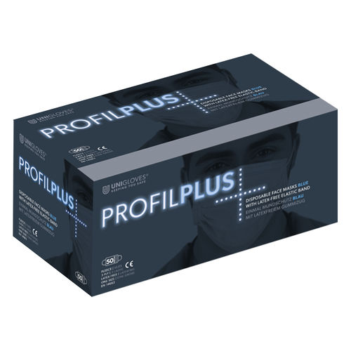 Type IIR surgical mask - Profil Plus - Unigloves - latex-free / fiberglass-free / adult