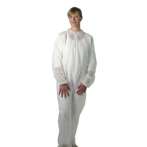 Unisex protective coveralls - 5237 - Unigloves - XXL / polypropylene / white