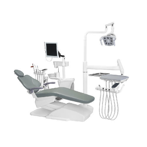 Dental unit with monitor - Bondent GmbH - with delivery system / with LED light
