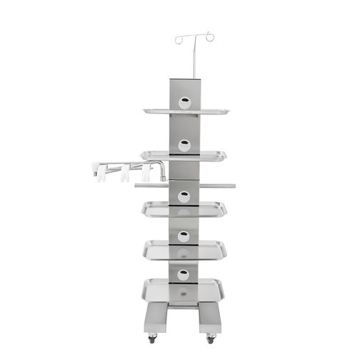 Surgical trolley - EASY TRAY  - Tecnomed Italia - equipment / treatment / stainless steel