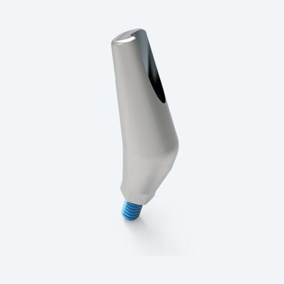 Titanium implant abutment - STRIKE  - NEW ANCORVIS S.r.l - angled / CAD/CAM
