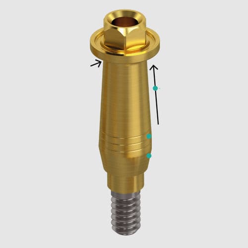 Titanium implant abutment - MULTI_UNIT mini - Smart Implant Solutions S.L. - external / internal / straight