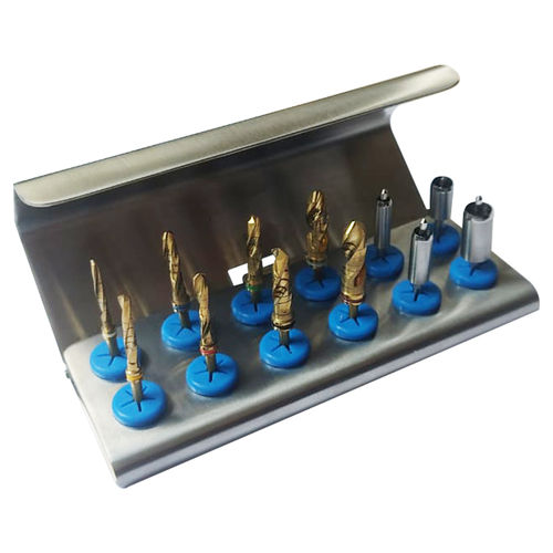 Dental implantology drill bit - Sheroski Sverige - metallic