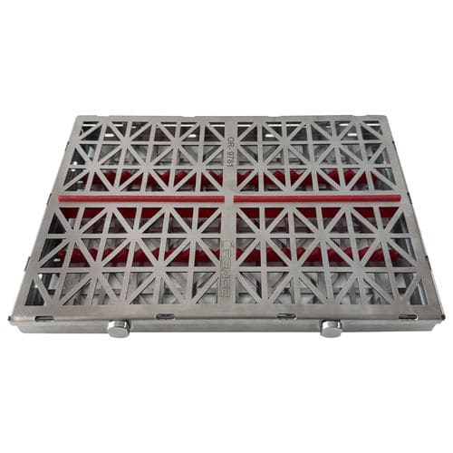 Dental instrument sterilization cassette - OR-9781 - Sheroski Sverige - perforated / stainless steel / autoclavable