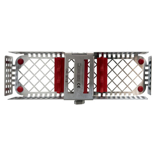 Dental instrument sterilization cassette - OR-9713 - Sheroski Sverige - stainless steel / autoclavable