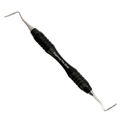 Sugarman dental file - 3S/4S - Sheroski Sverige - periodontal / stainless steel / double-ended