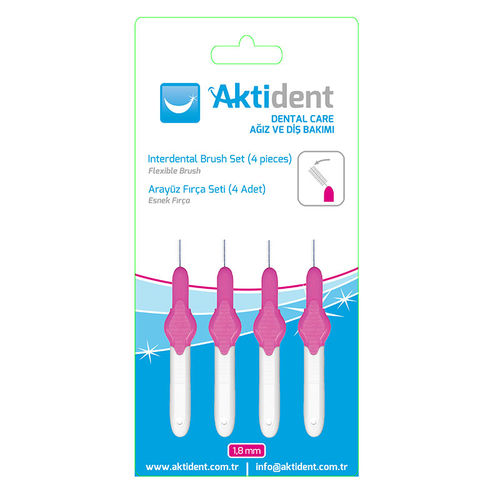 Interdental brush PINK Aktident REGO Pharma