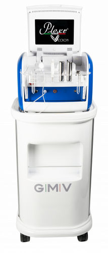 RF skin rejuvenation unit - Plexr Vecron - GMV Medical Innovation - RF microneedling unit / plasma skin rejuvenation unit / trolley-mounted