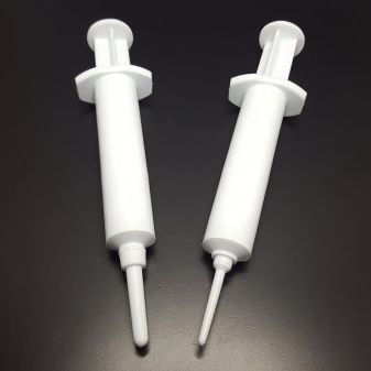 Veterinary syringe - V.107/4 - Betaplast - for mastitis / 10 ml / polyethylene