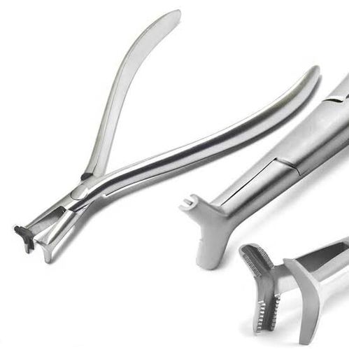 Orthodontic pliers - Orvosi instruments - wire-cutting / straight / stainless steel