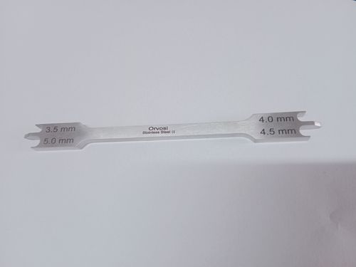 Dental implantology implant depth gauge - Orvosi instruments - straight / double-ended