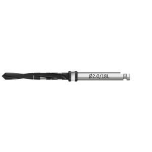 Dental implantology drill bit - 1820DM - Medigma Biomedical GmbH - stainless steel / DLC
